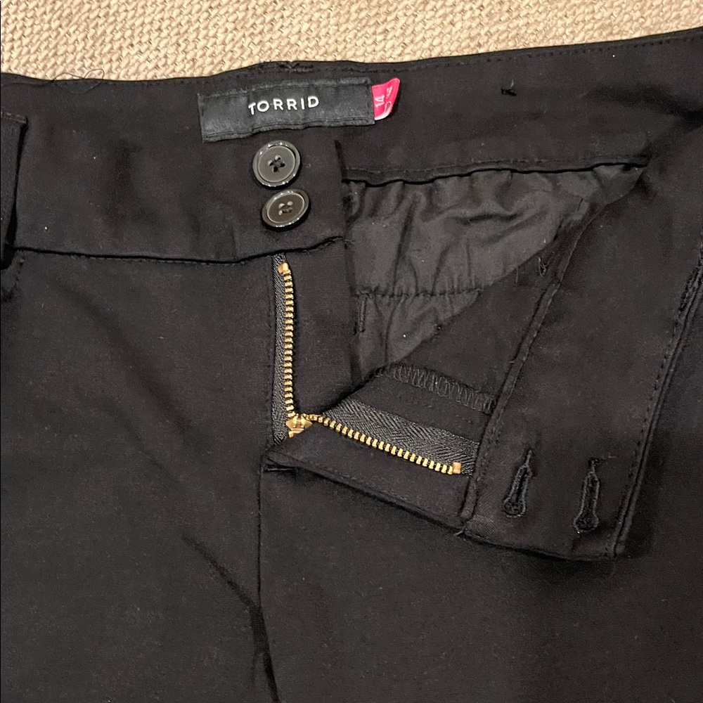 Torrid Black Flare Women's Pants - Picture 3 of 7